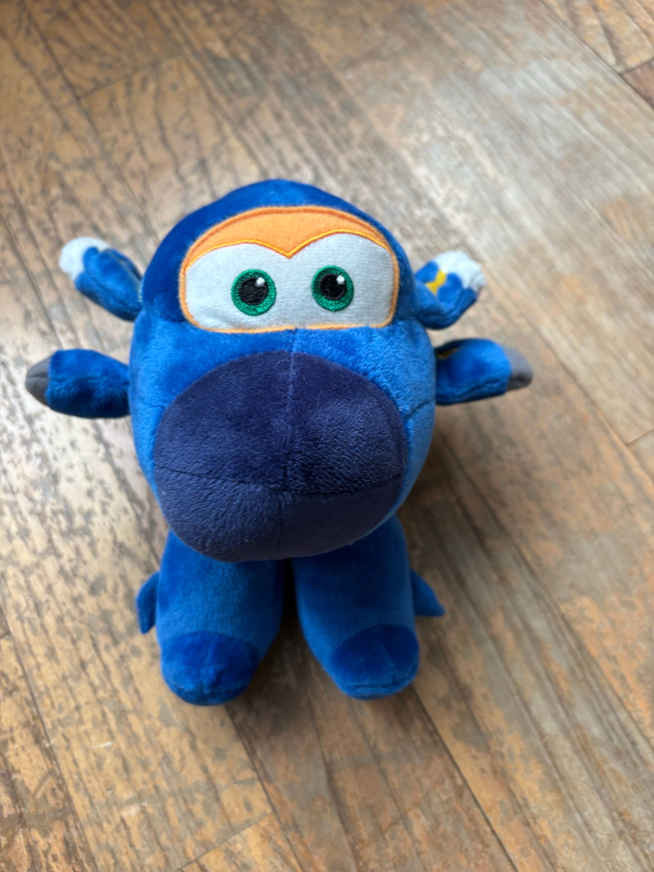 Vends peluche Super Wings Jérôme 26 cm neuve bleue