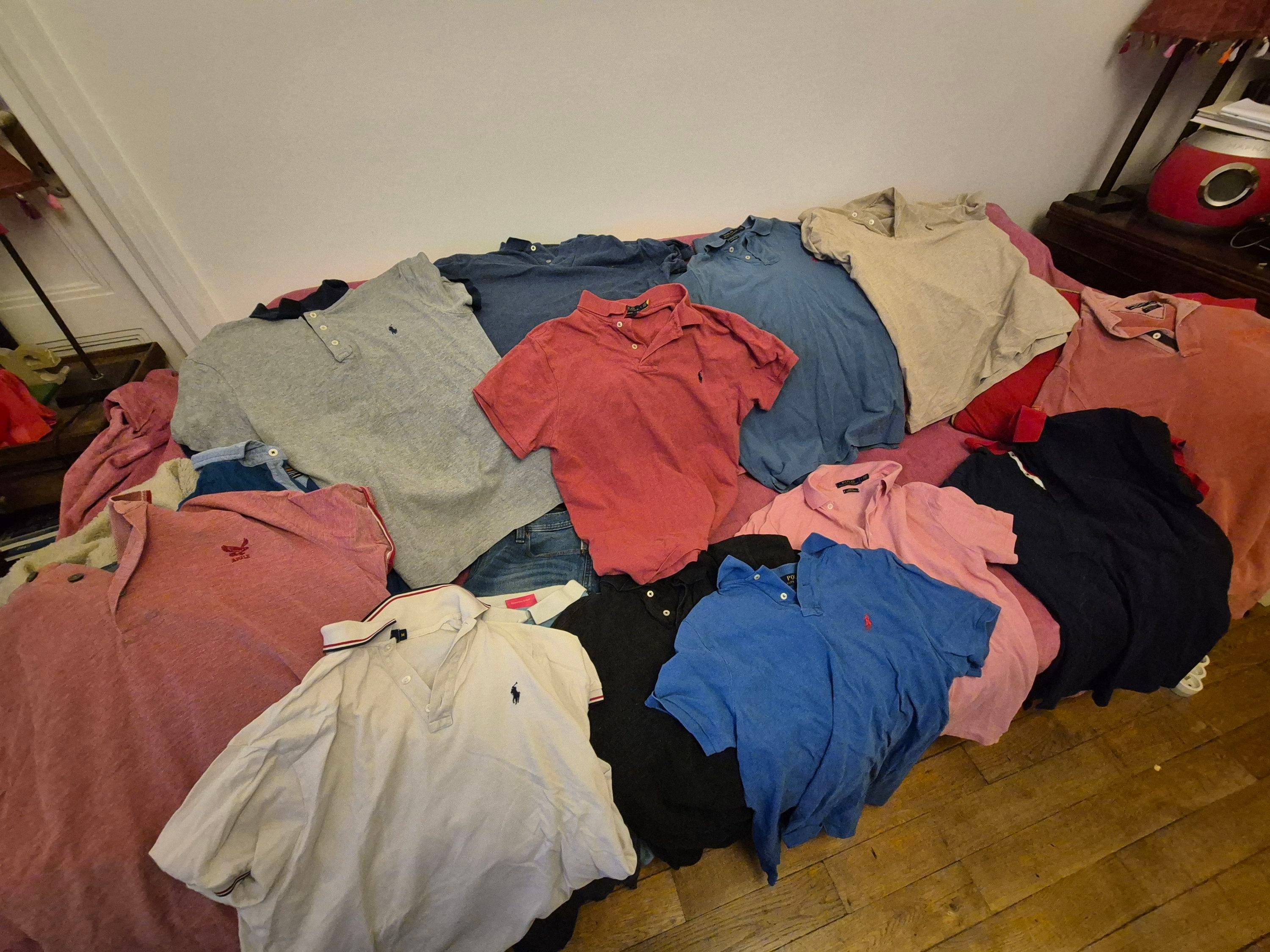Vends lot de beaux polo Ralph Lauren taille M slim fit