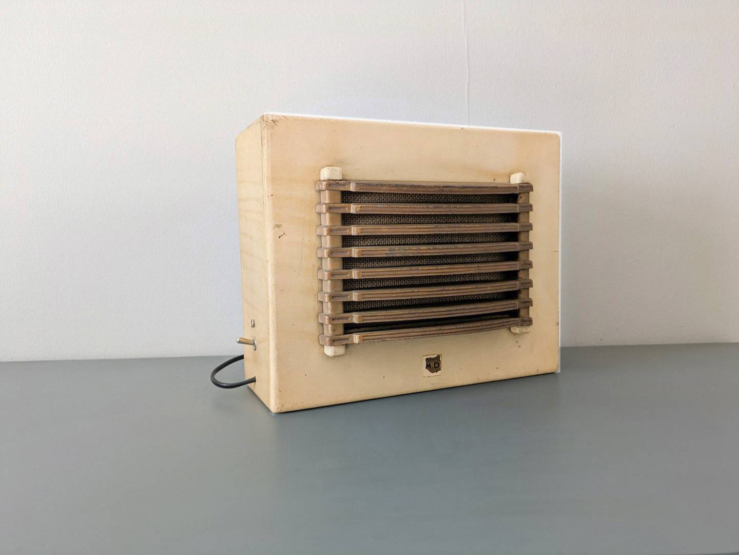 Vends ancien haut-parleur TSF vintage MD Radio années 1930, transformé en enceinte Bluetooth