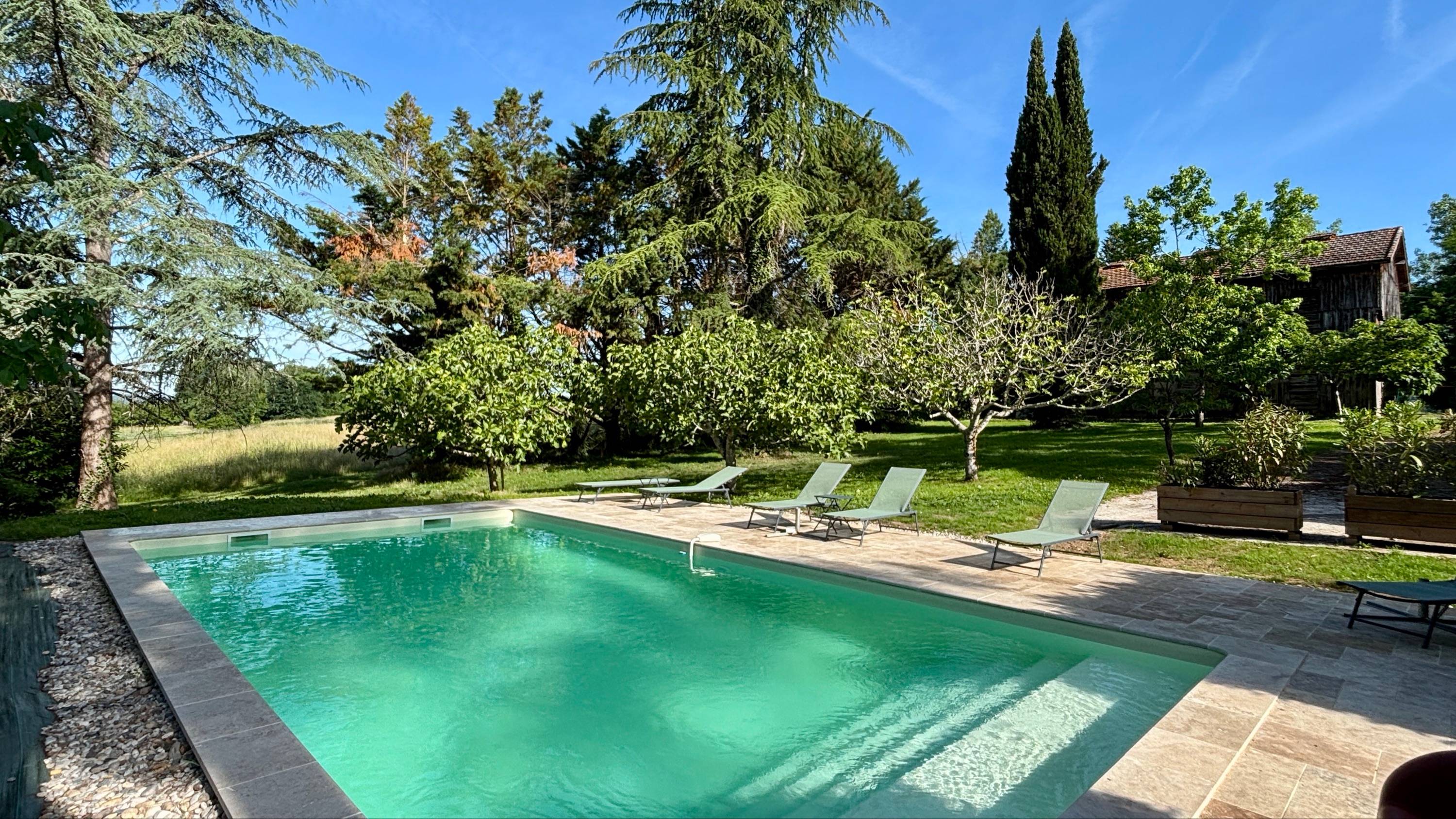 Loue maison de maître familiale avec piscine privée - 12 couchages - Vallée du Lot & Bastides