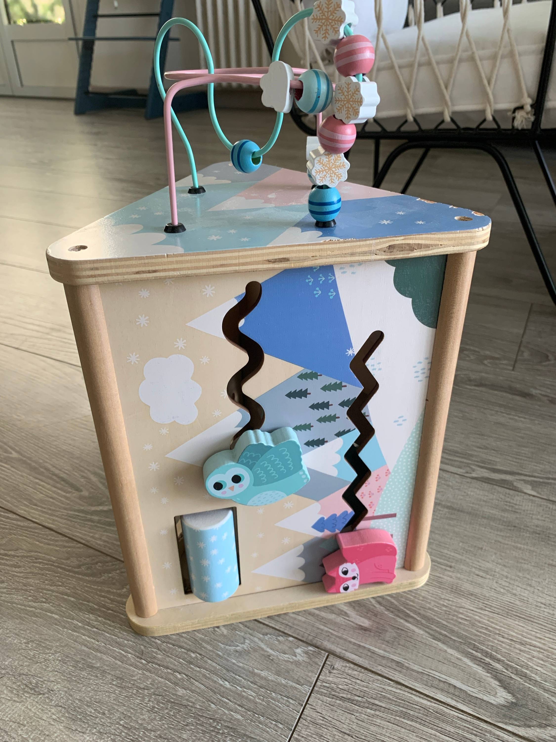 Vends jeu pédagogique en bois, triangle Vilac