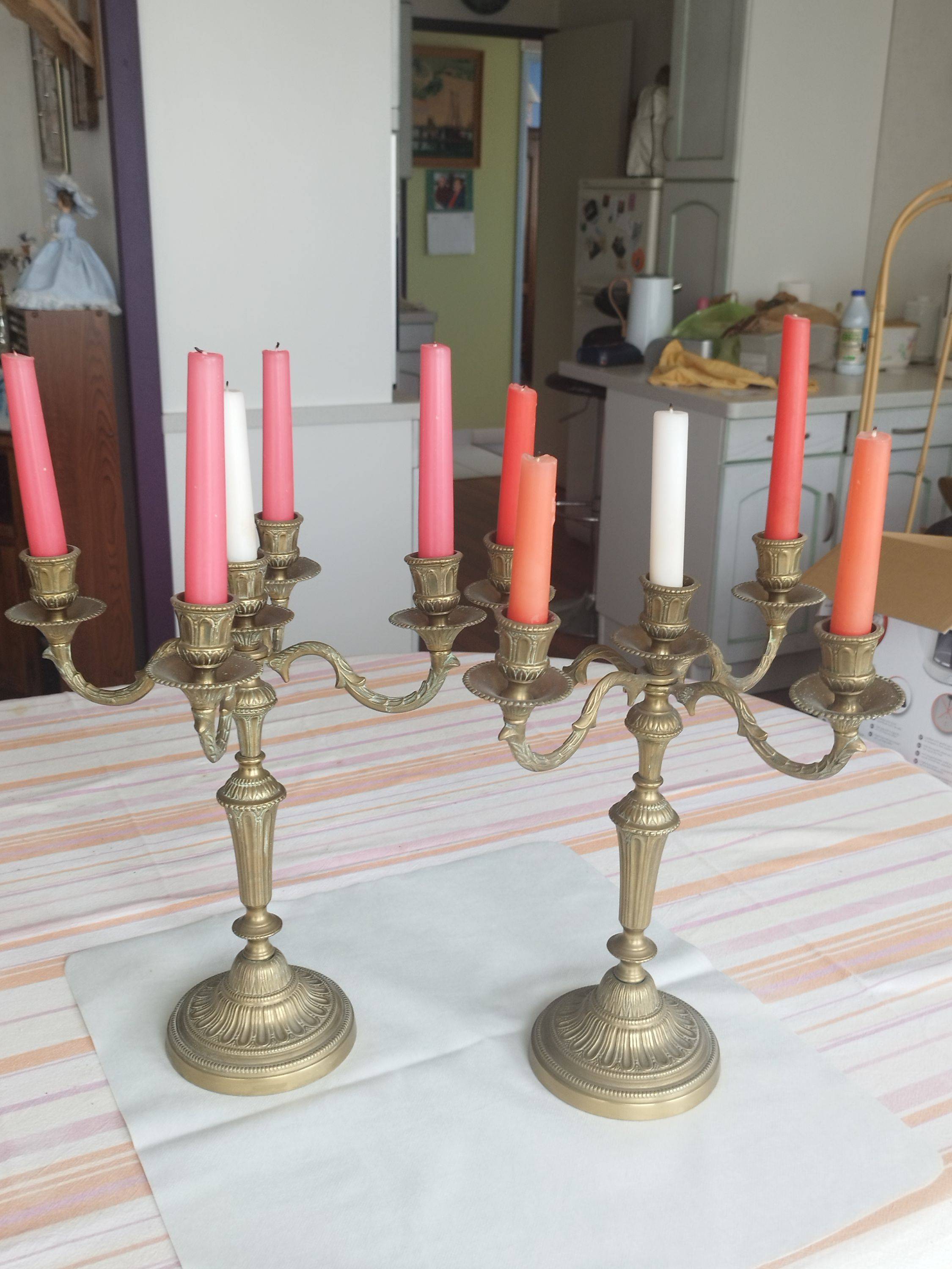 Vends paire de chandeliers
