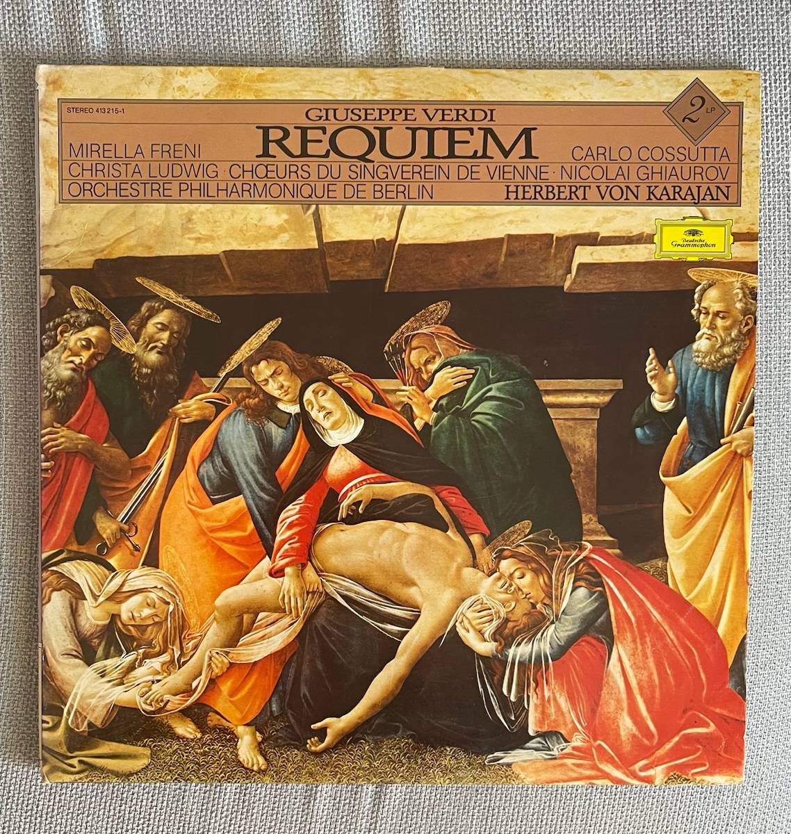 Disque vynil Requiem de Verdi 33 tours x 2