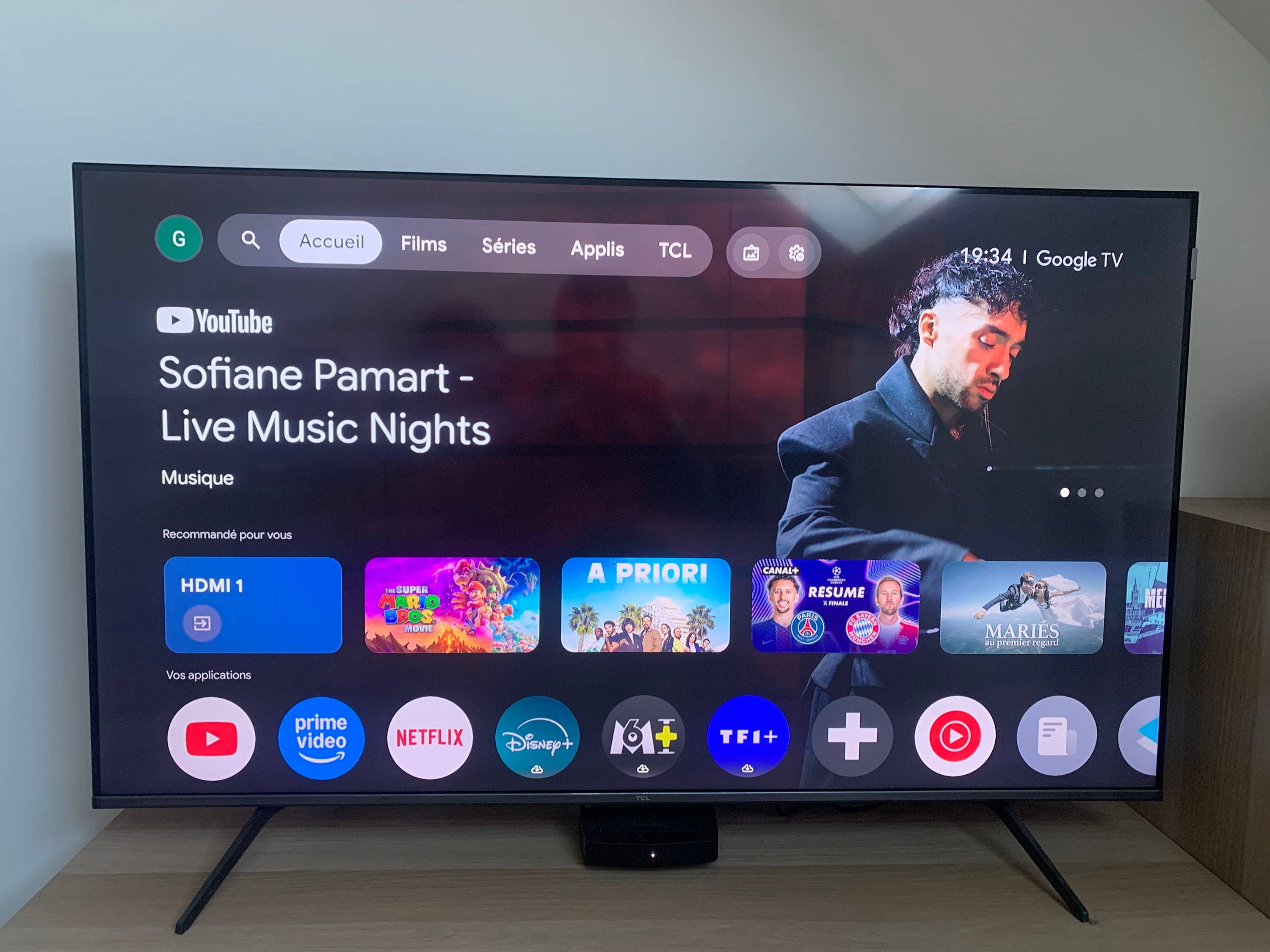 Vends smart TV 4K QLED TCL 127 cm