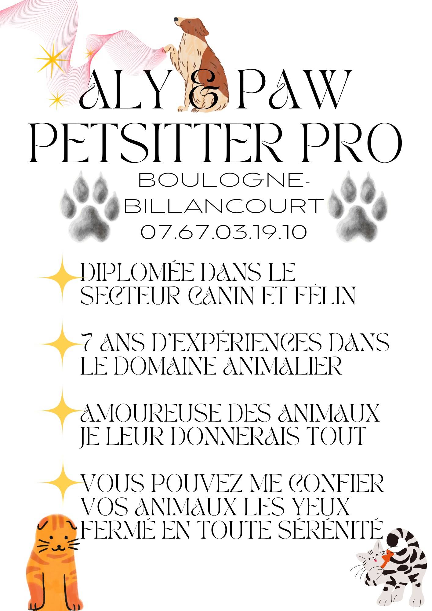 Propose pet-sitting avec expérience