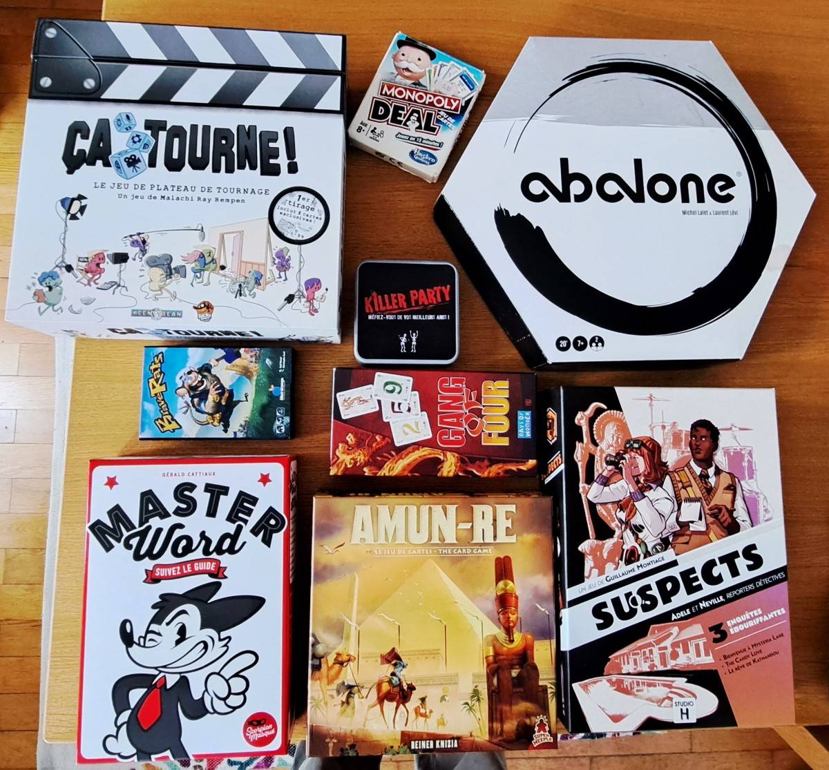 Vends jeux de société