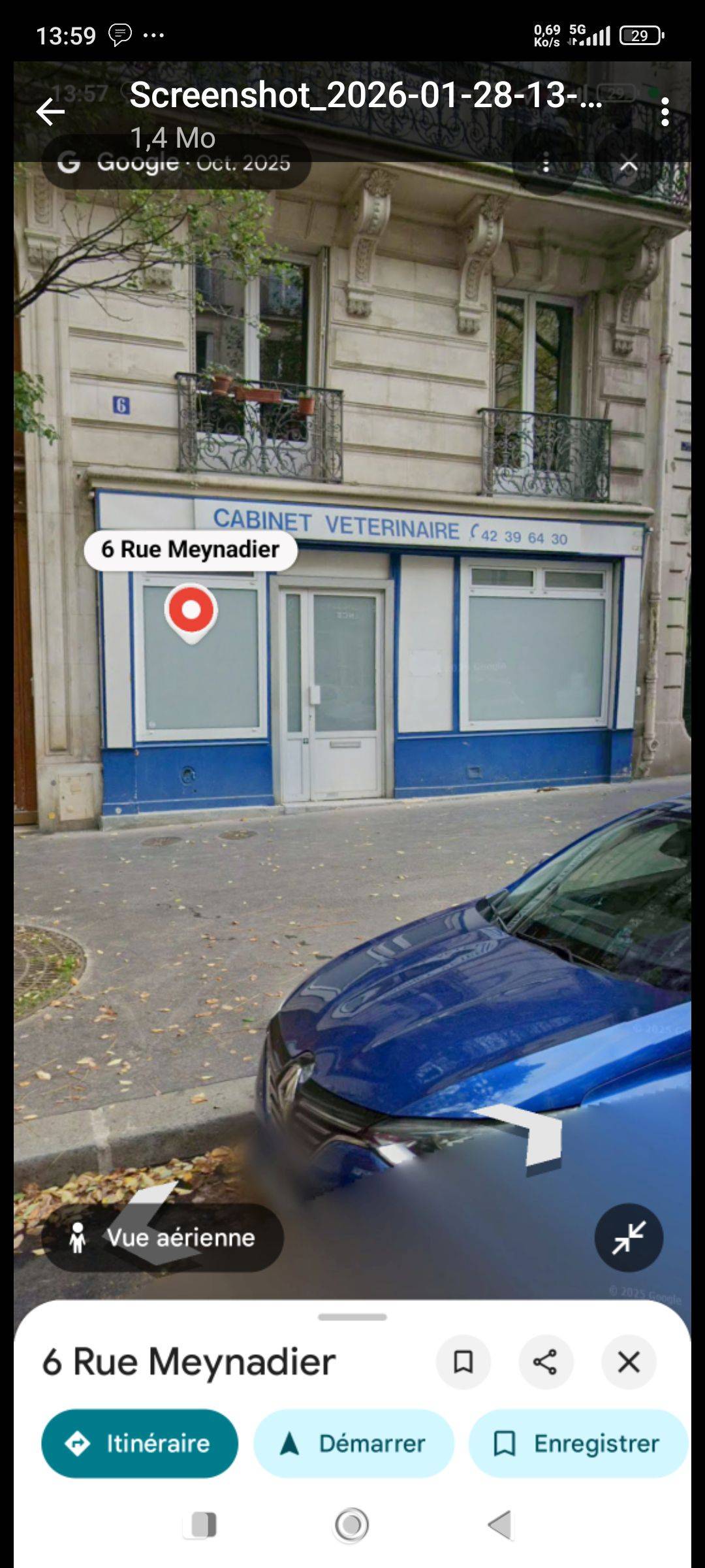 Une photo de l’annonce
