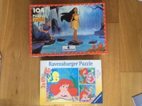 Vends lot de 2 puzzles Disney
