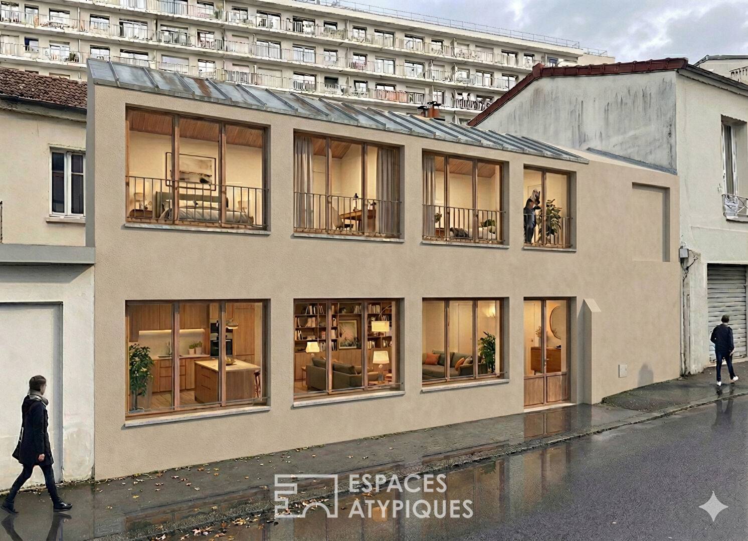 Vends maison - 99m² - proche Ligne 14 et Petite Ceinture