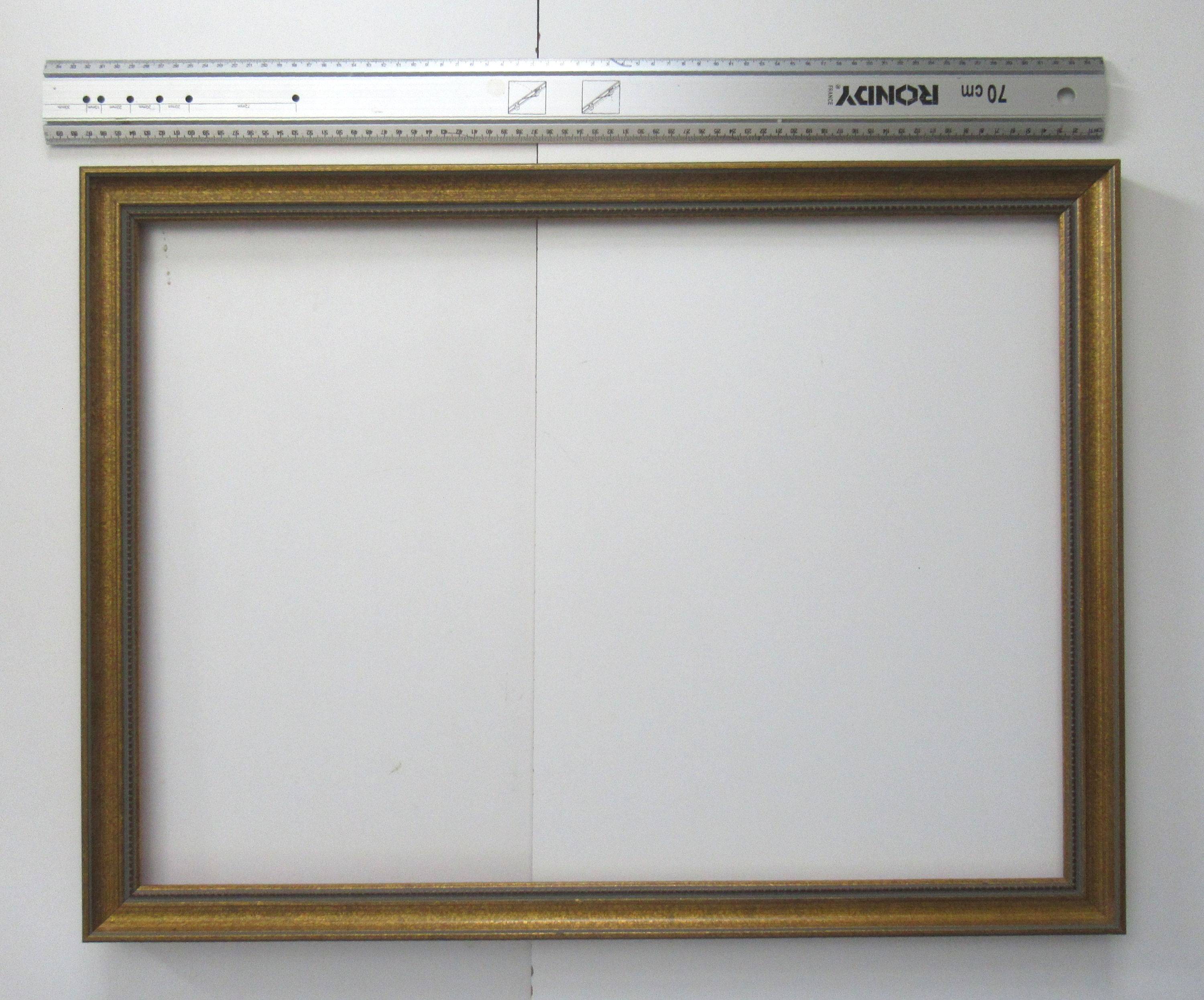 Cadre en bois doré format 12F (46 x 61 cm) pour peinture