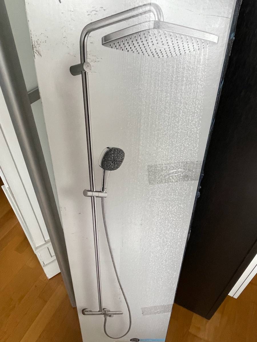 Grohe Vitalio Comfort kit baignoire-douche mural avec thermostat Chrome Ref 2698400