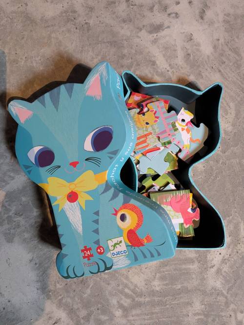 Vends puzzle enfant 24 pièces chat