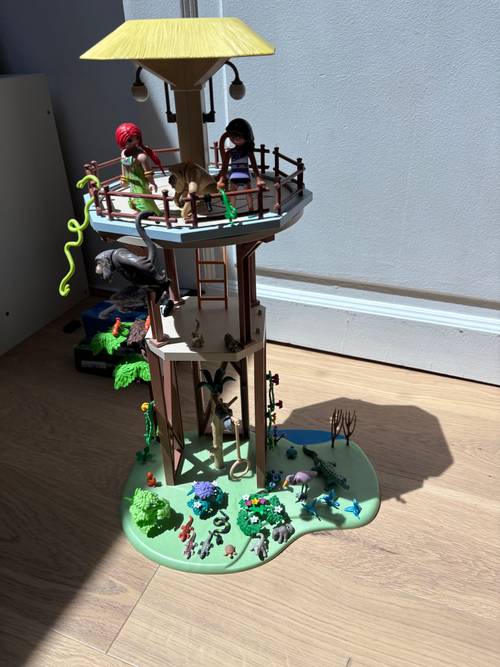 Playmobils wiltopia tour d'observation