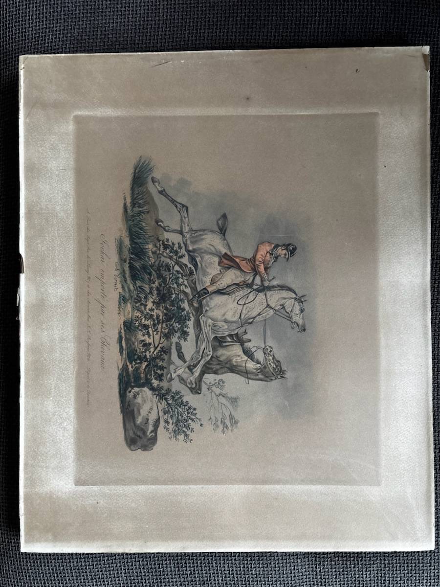 Vends 3 grandes estampes de Carle Vernet