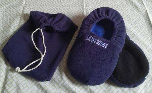 Vends confortables chaussons chauffants - deux minutes au micro onde