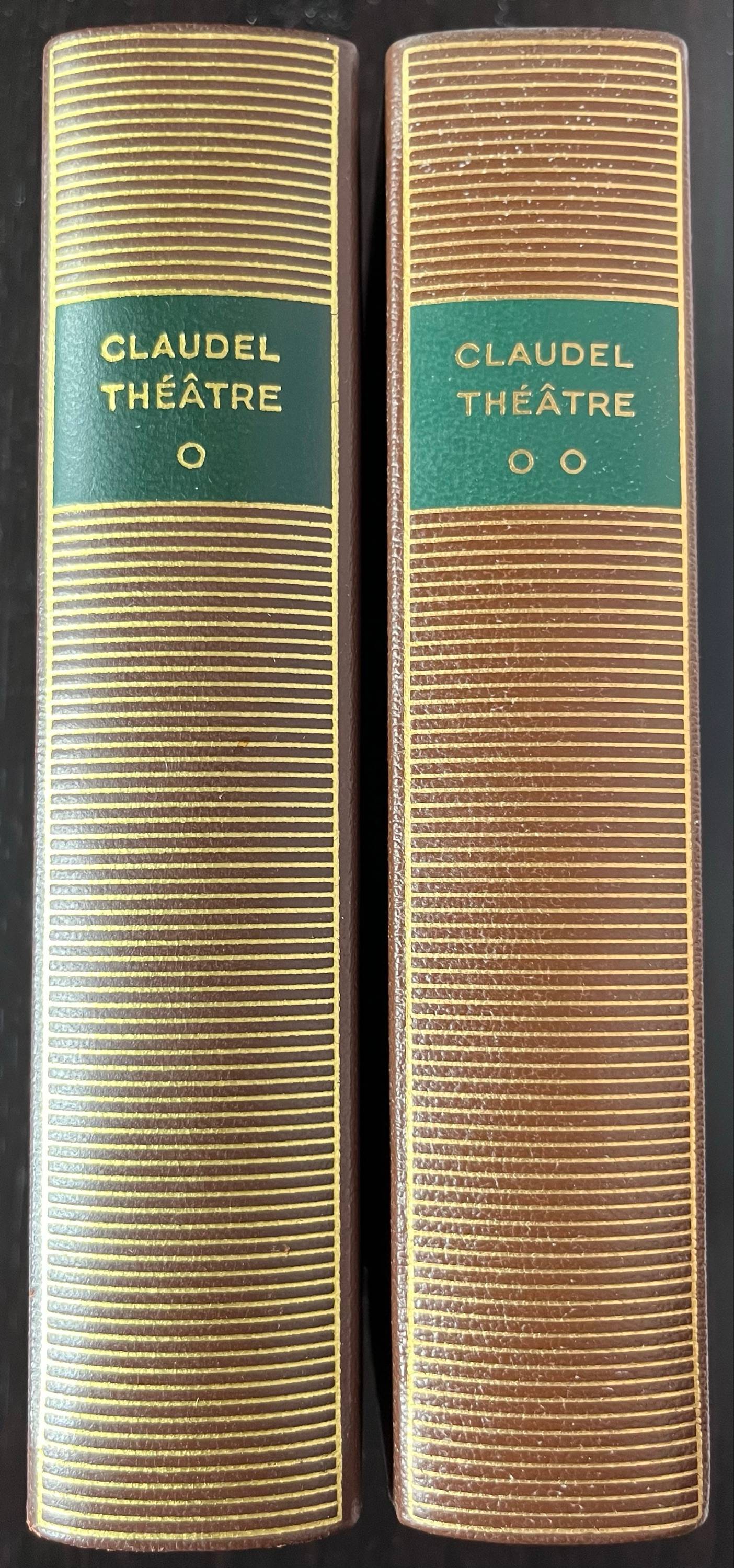 Vends Claudel : Théâtre (La Pléiade) 2 tomes