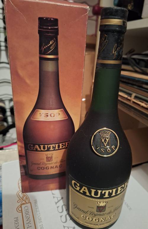 Ancienne bouteille cognac GAUTIER