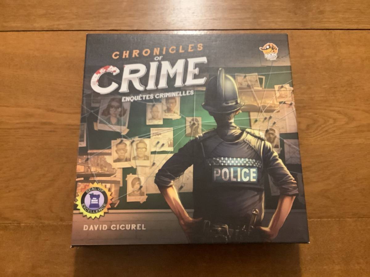 Jeu de société Chronicles of crime : enquêtes criminelles, en TBE