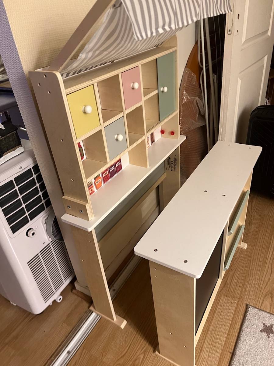 Épicerie enfant en bois