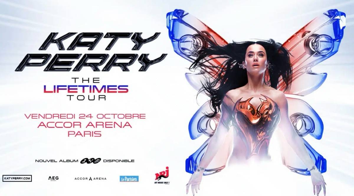 Propose 2 places pour le concert de Katy Perry à Paris le 5 novembre