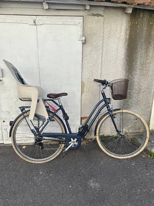 Vends vélo adulte bleu ELOPS Decathlon