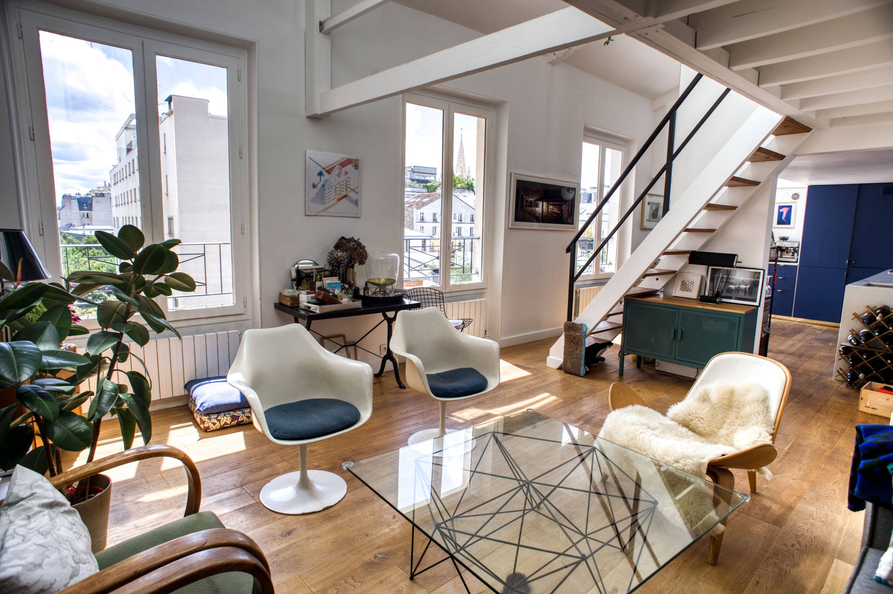 Vends loft au calme et sans vis-à-vis - 78m² - Faubourg du Temple
