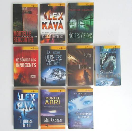 Vends lot de 10 romans collection best sellers