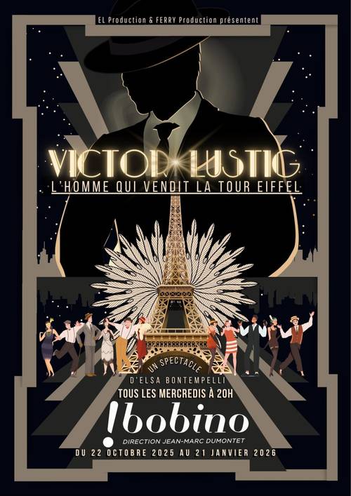 Vends places pour le spectacle sur Victor LUSTIG et la Tour EIFFEL