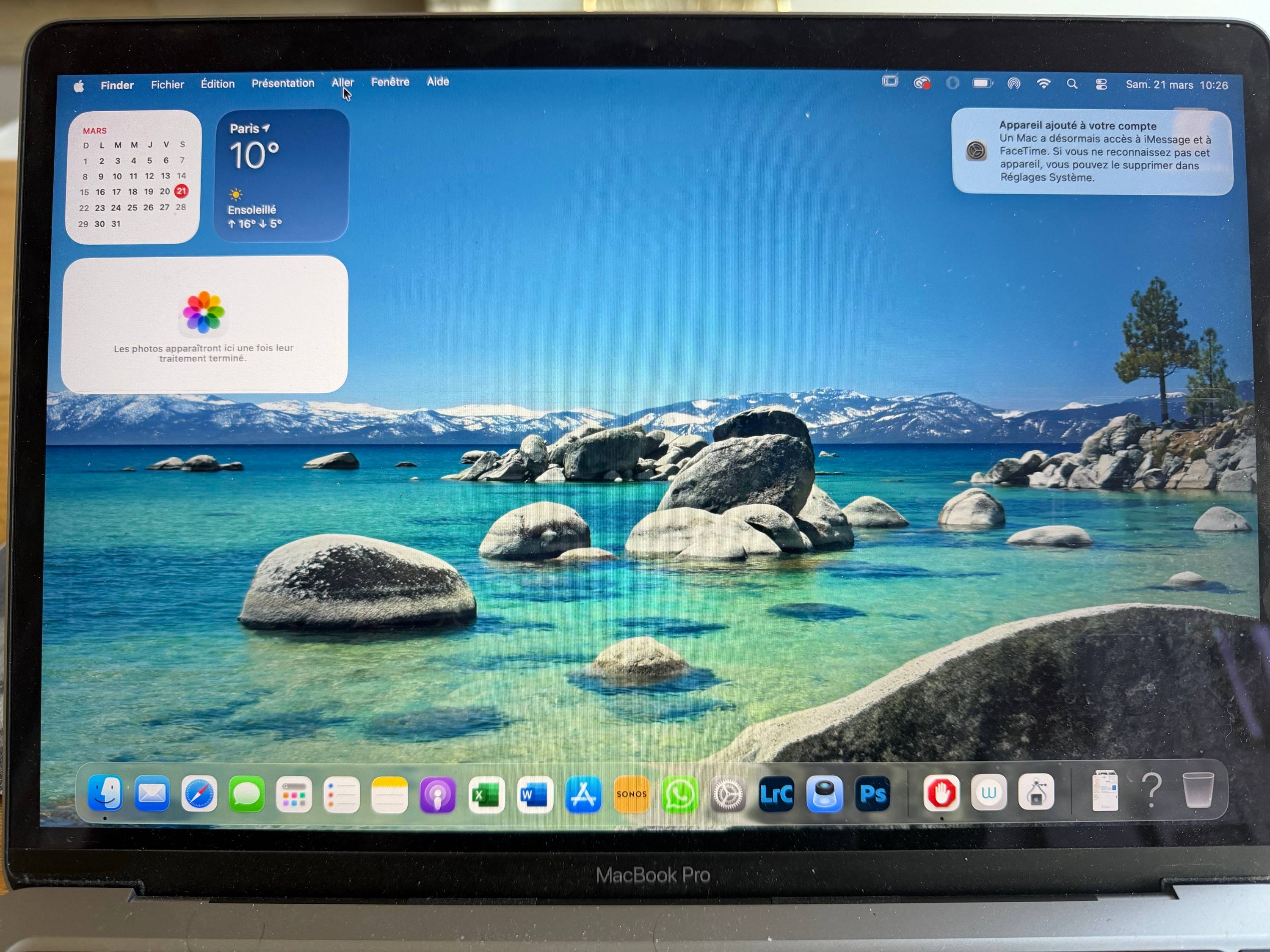 Vends Macbook Pro M1 2020