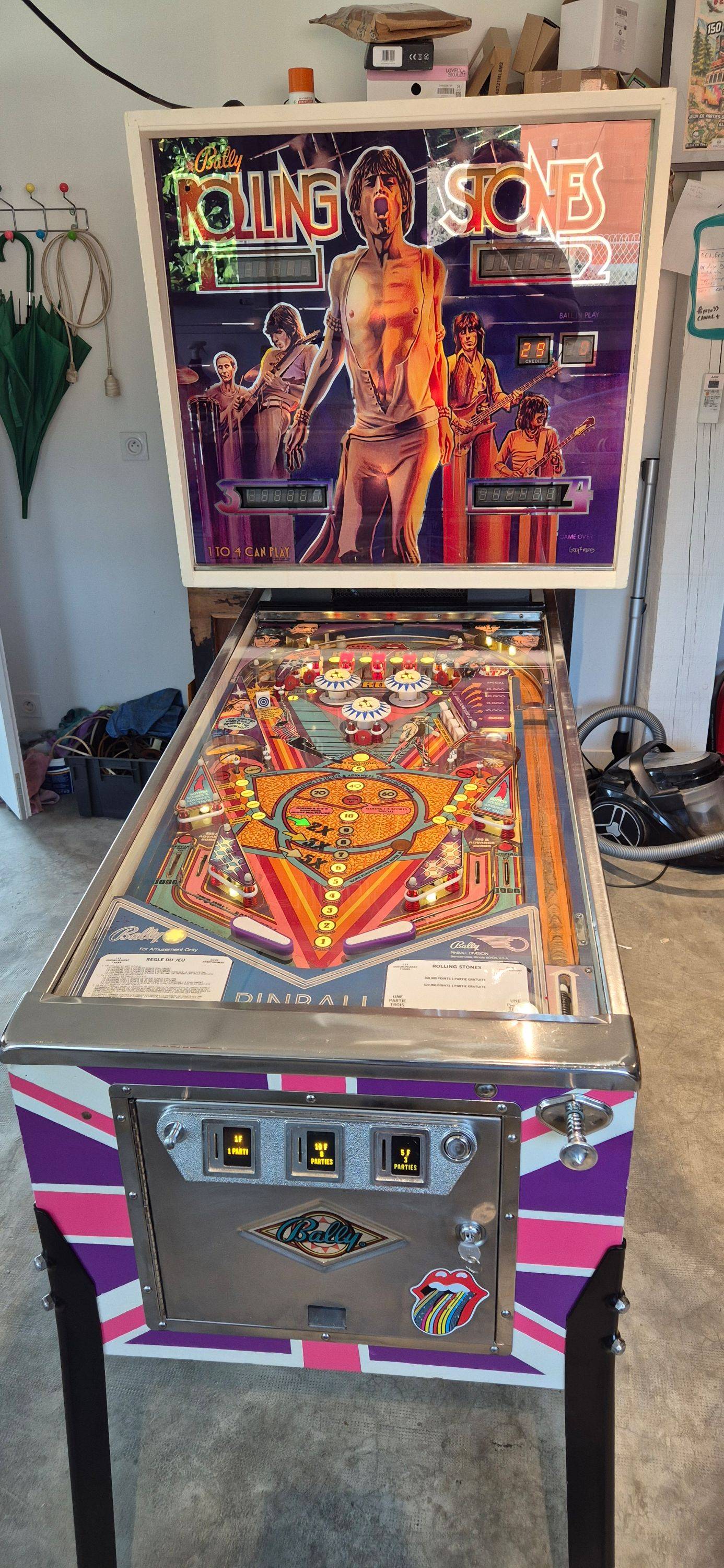 Flipper Rolling Stones Bally 1980