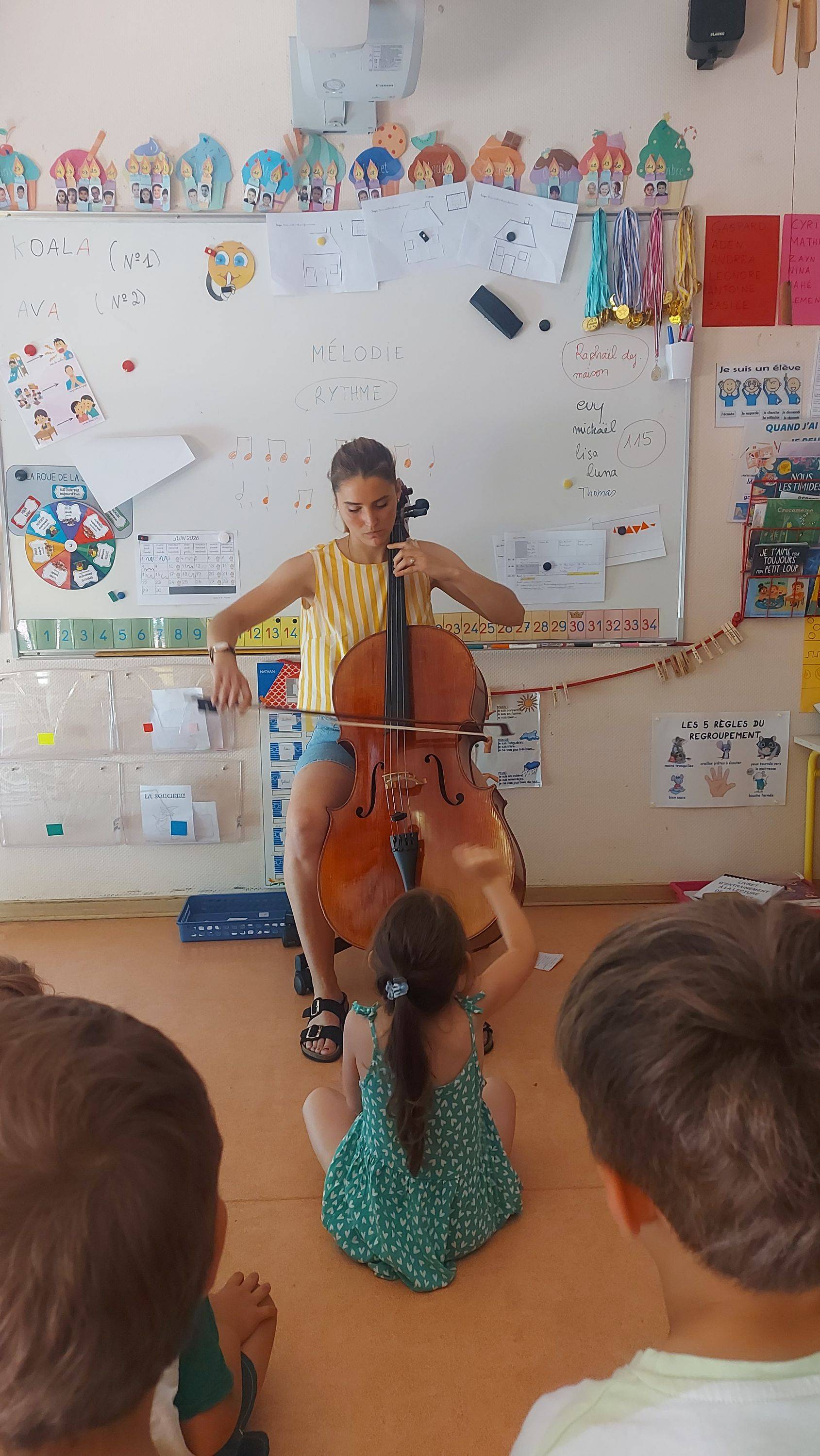 Vends cours particuliers de violoncelle, éveil musical