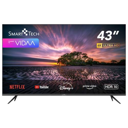 Télévision smart TV led 4k uhd 43’ (109 cm) SmartTech Vidaa