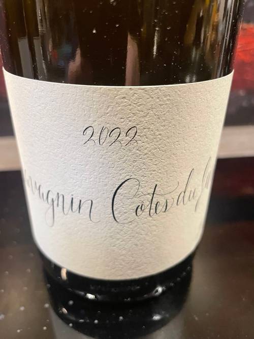 Vends bouteille Savagnin 2022 Côtes du Jura Frédéric Cossard 21 St Romain