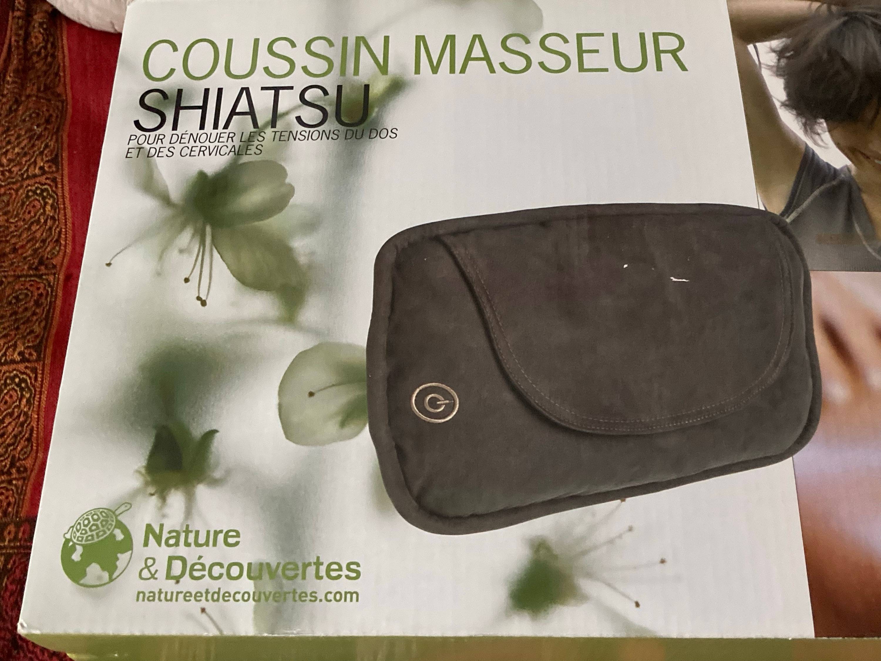 Vends coussin de massage chauffant Shiatsu