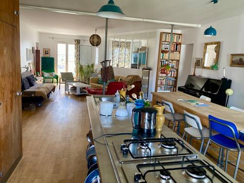 Loue appartement Belleville 100m² - 2 chambres, 6 couchages, Paris 19ème