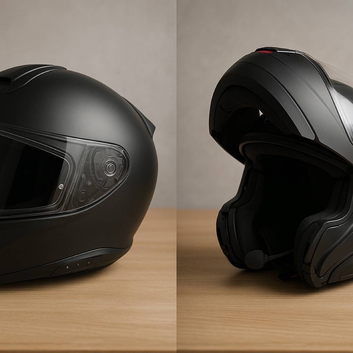 Vends 2 casques BMW System 7 Carbon Graphite Mat avec intercom – état proche du neuf