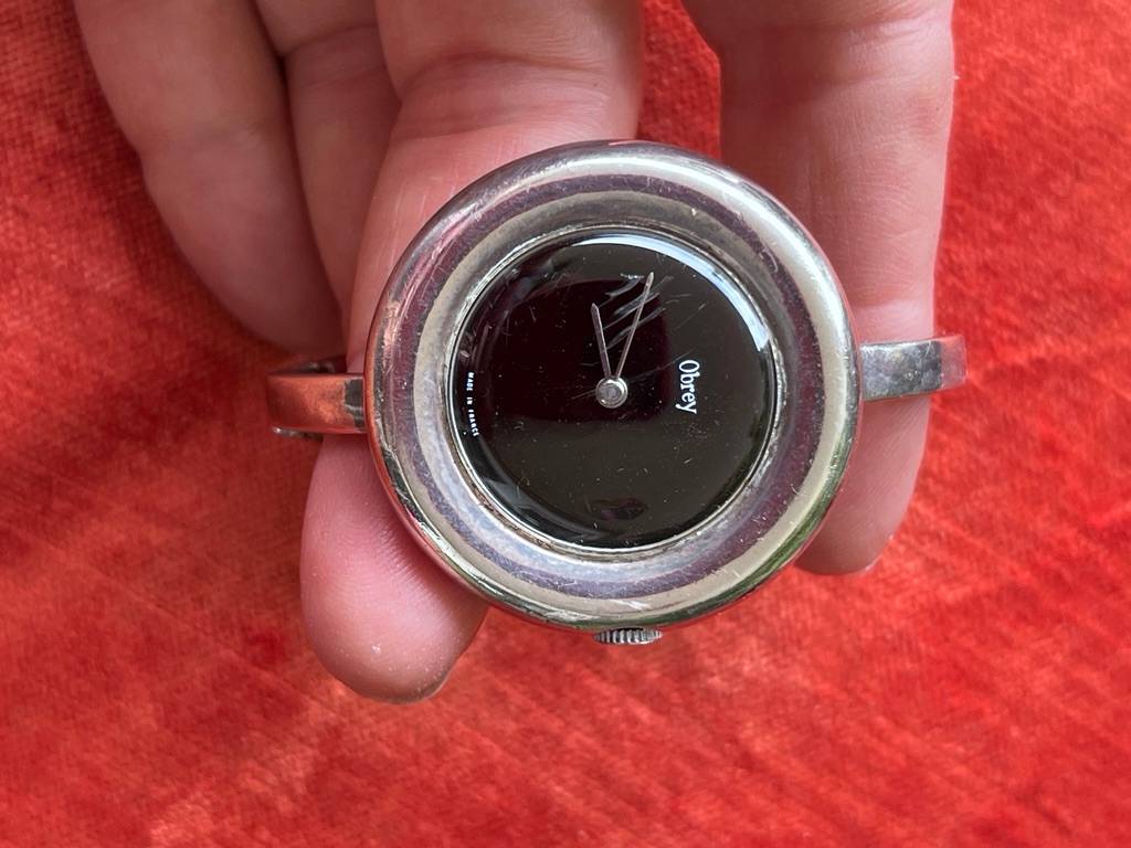 Vends montre femme Obrey vintage argent 925
