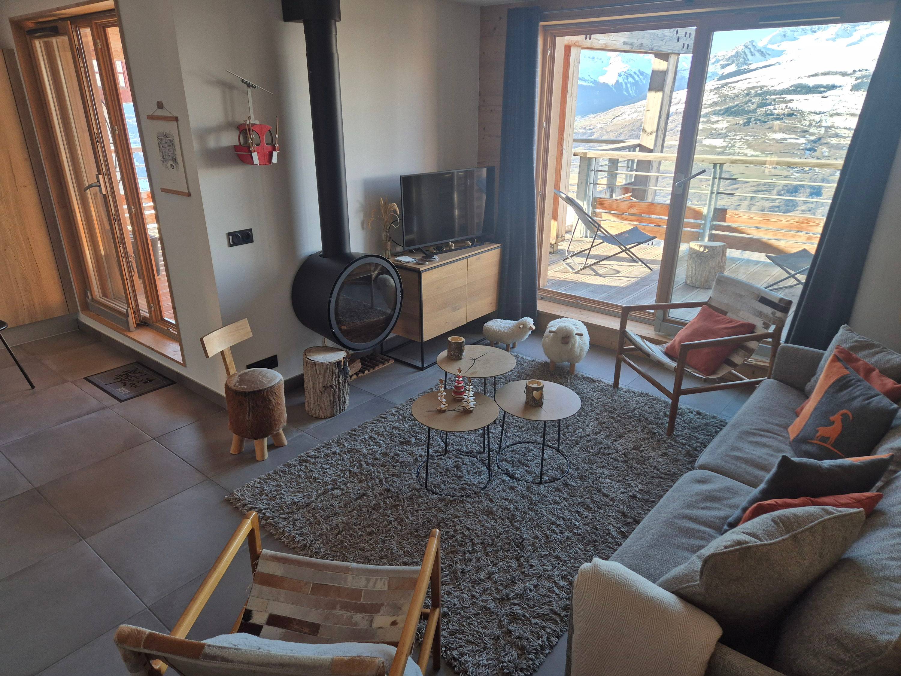 Loue appartement lumineux résidence neuve standing au coeur des Arcs 1800, village des Villards - 10 couchages