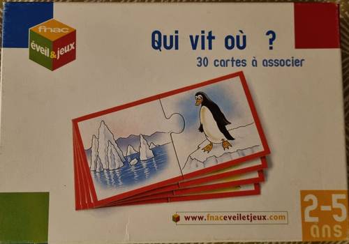 Jeu Qui vit où – 2 à 5 ans – Fnac Eveil jeux