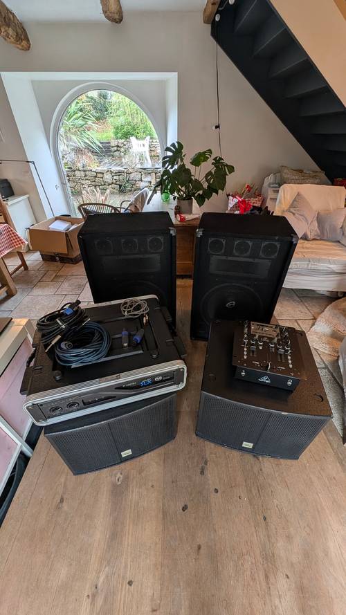 Vends pack Sono Complet, enceinte et caisson de basse