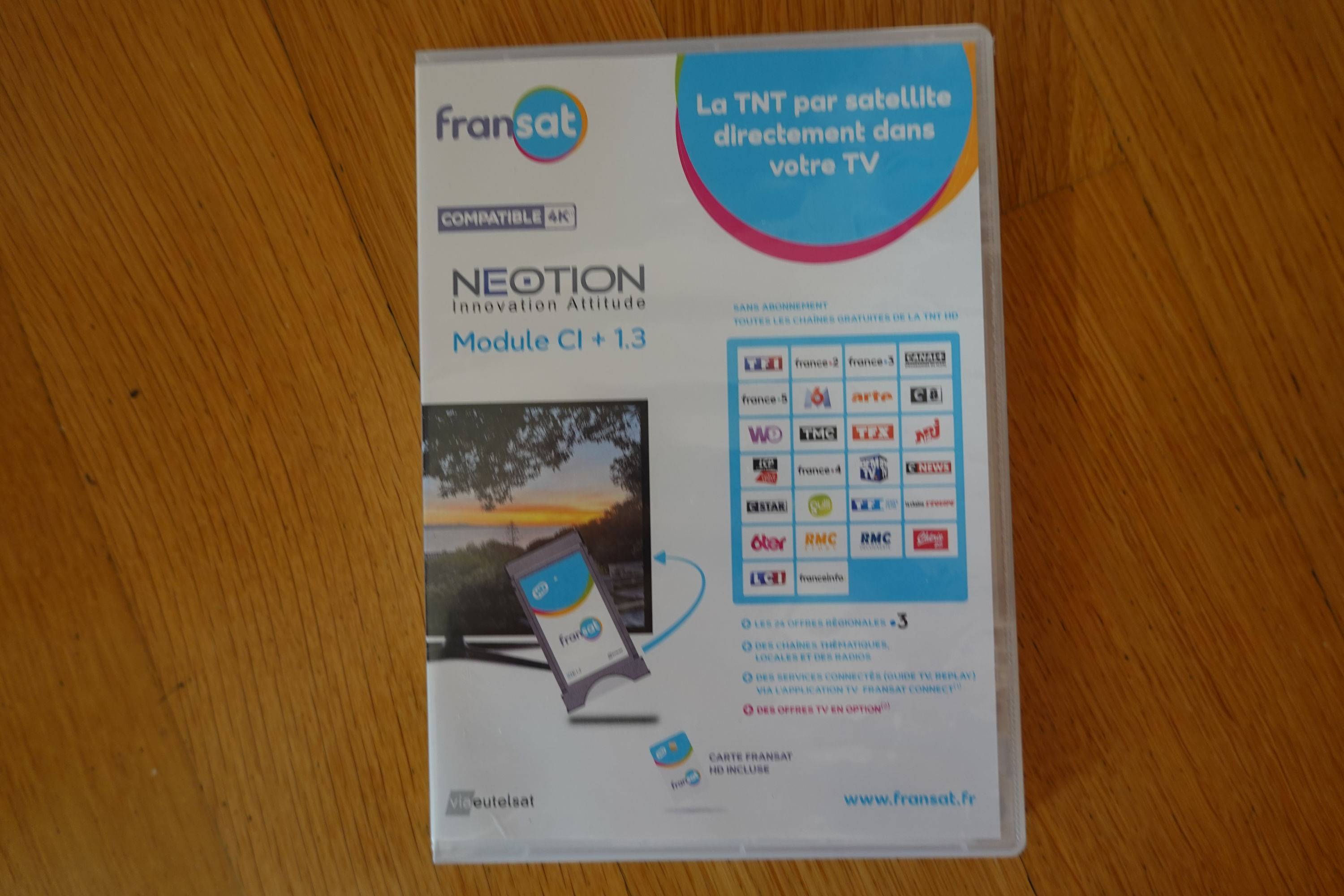 Vends un module CI pour réception de chaînes françaises via FRANSAT