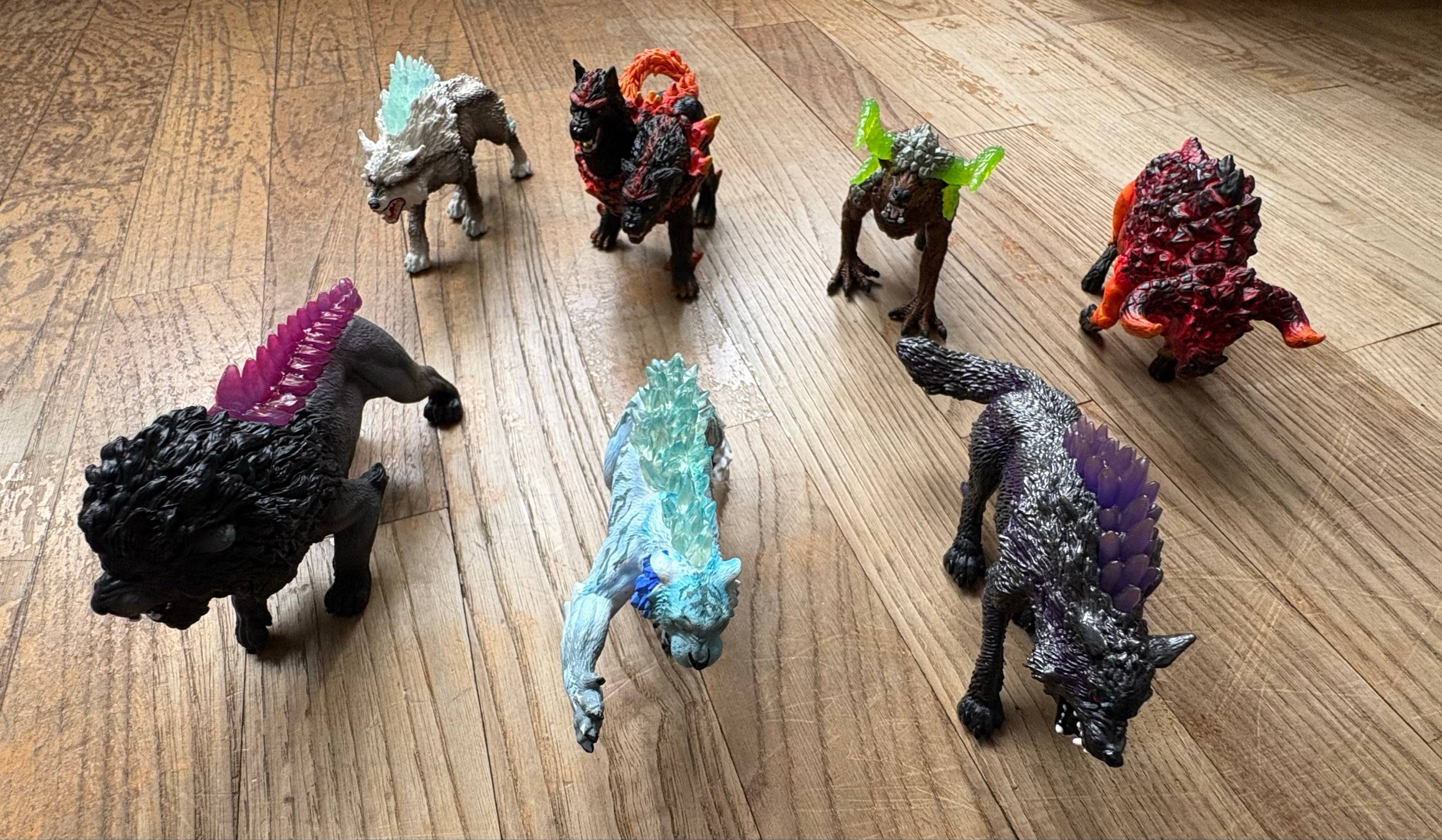 Vends 5 figurines/monstres Schleich neuves
