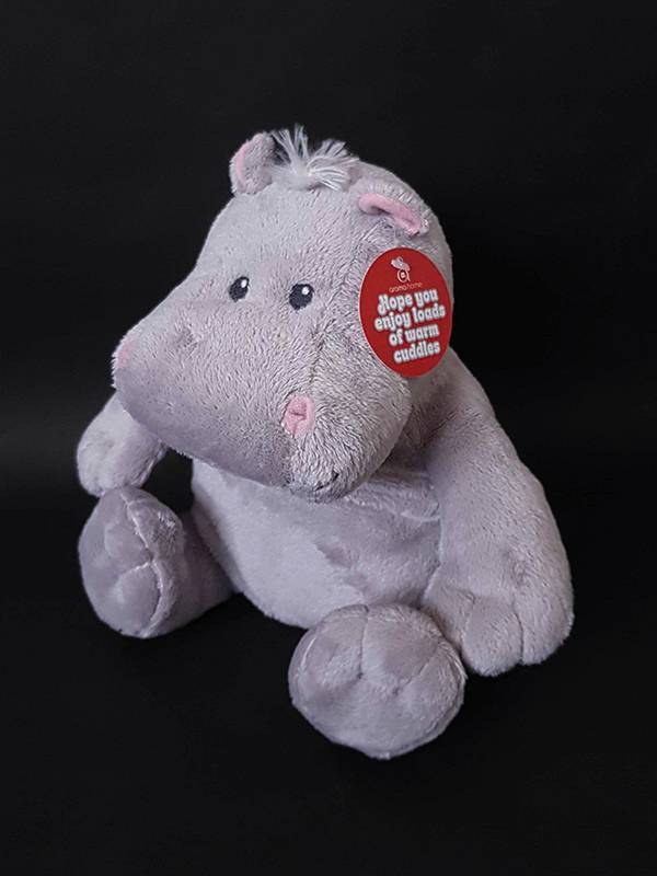 Vends peluche "bouillotte" hippopotame