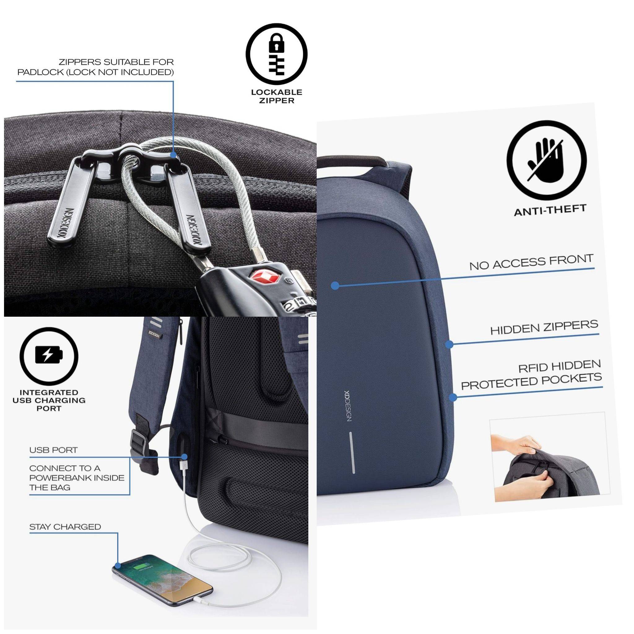 Vends sac à dos sécurisé XD Design