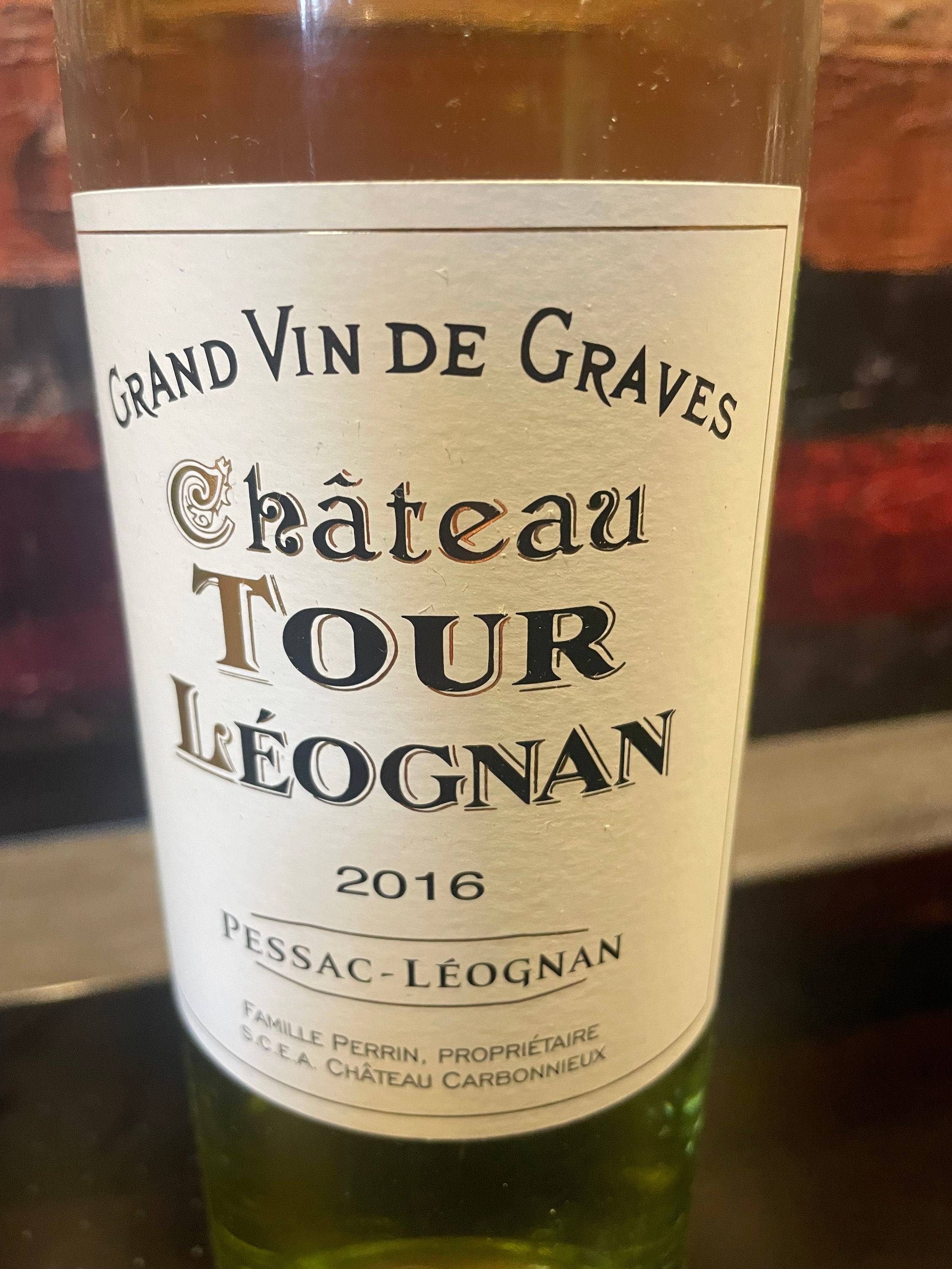 Vends 1Bt Pessac-Léognan Château Tour-Léognan de Carbonnieux 2016 Graves, excellent blanc sec