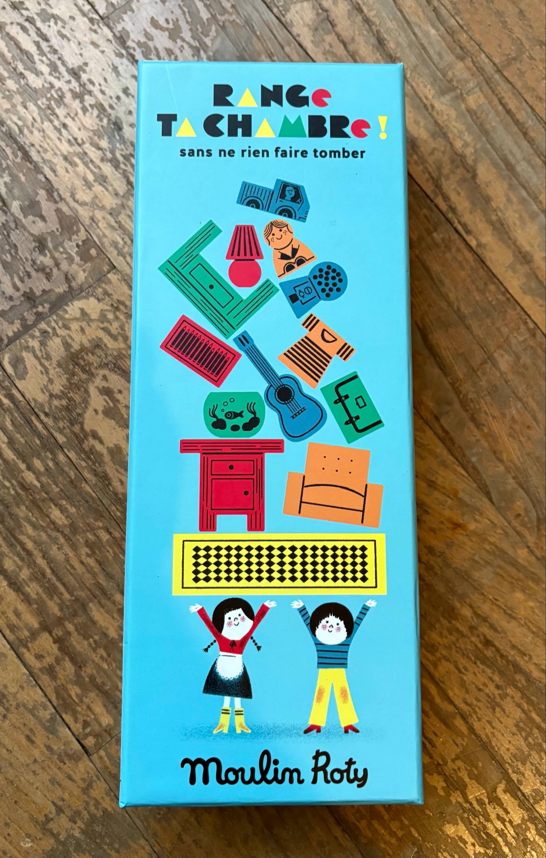 Vends jeu éducatif jeu d’équilibre en bois - Range ta chambre Moulin Roty