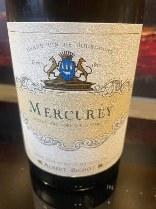 1 Bt MERCUREY Albert BICHOT Blanc Bourgogne
