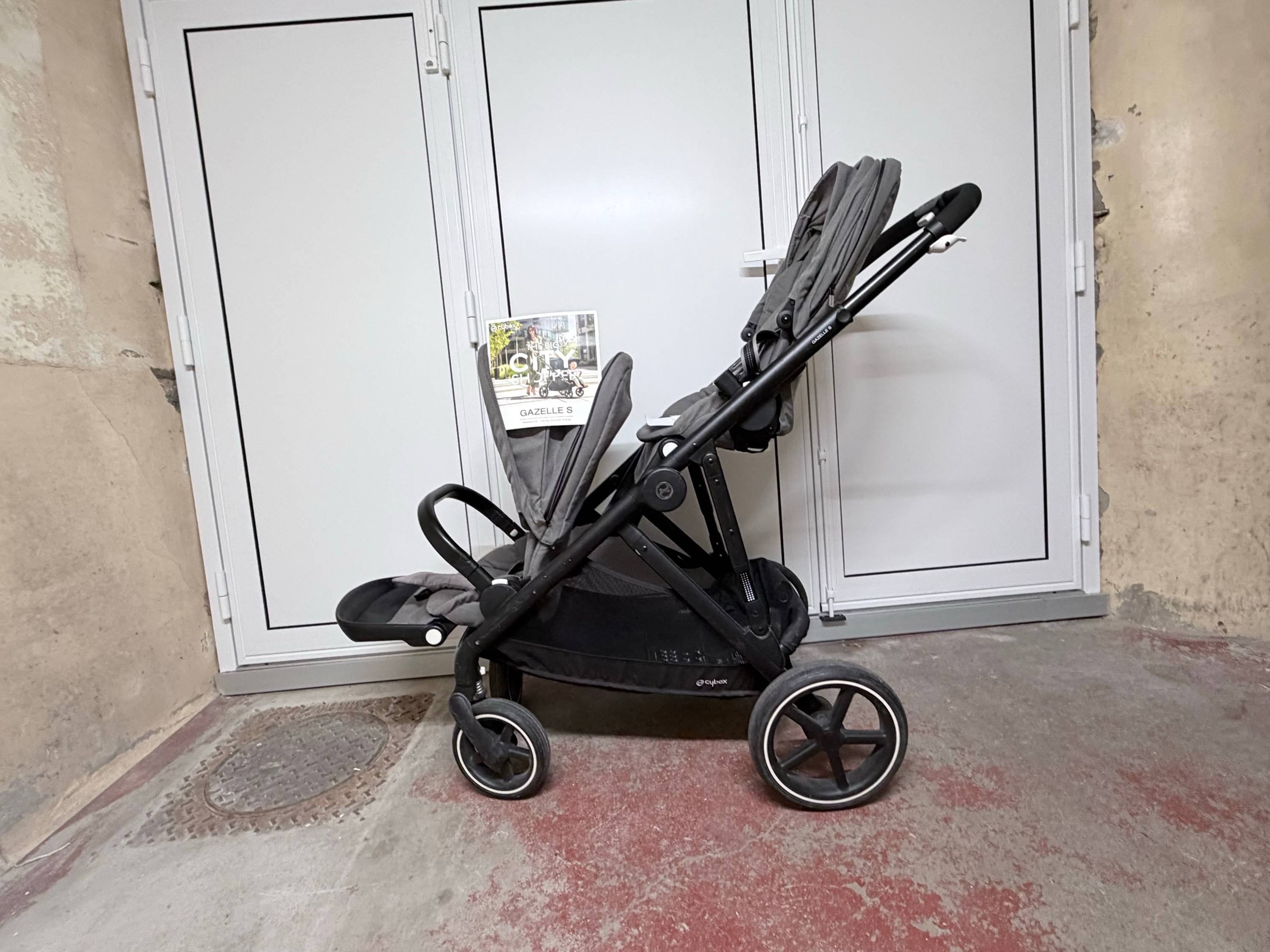 Vends poussette double Gazelle S Cybex