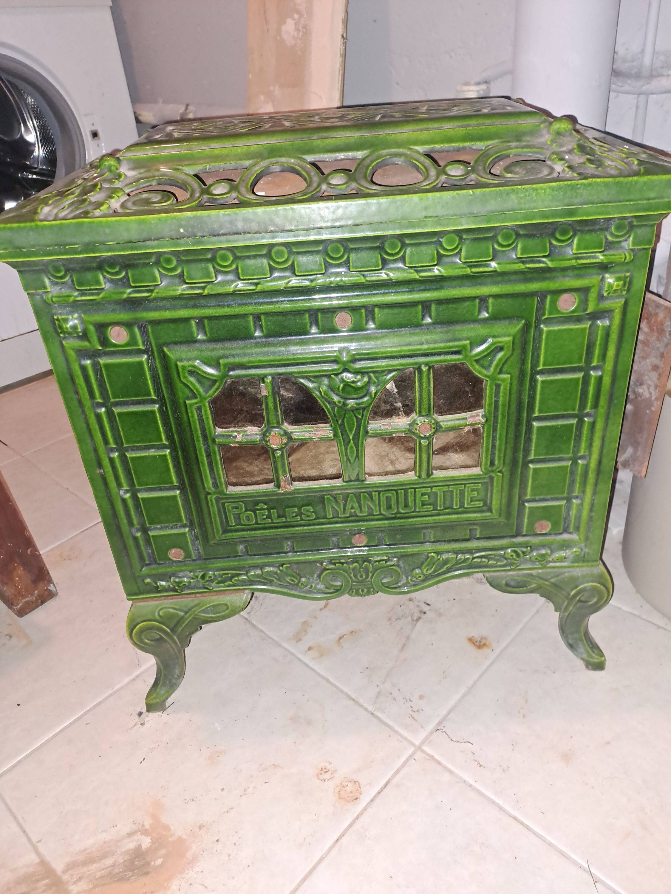 Vends très beau poêle vintage années 50