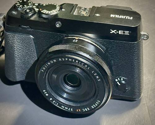 FUJI X-E3 avec objectif fuji 27mm pankake très bon état, au prix de l’argus
